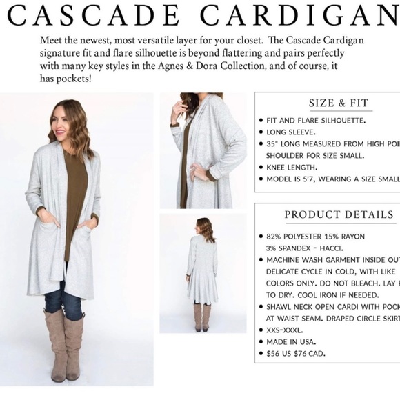 Agnes & Dora Cascade long Cardigan boho - Picture 4 of 10